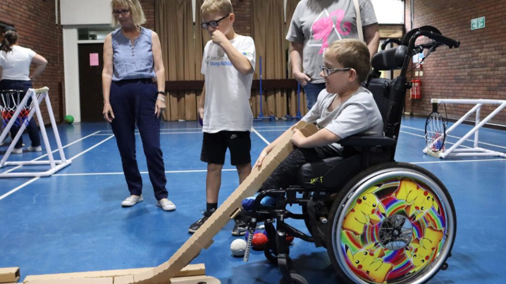 Lesters creates affordable Boccia ramp to boost sport participation ...